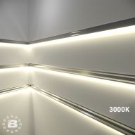 Лента S2, 2835 IP20, 120LED/м, 6500K, 12В, 10Вт/м, 1200Лм/м, CRI>85, 5м*8мм, провод 2*0,35мм² L= 15см с двух сторон (04.800.00.190)