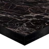 Столешница Мрамор марквина черный, Кристалл 750*600*40